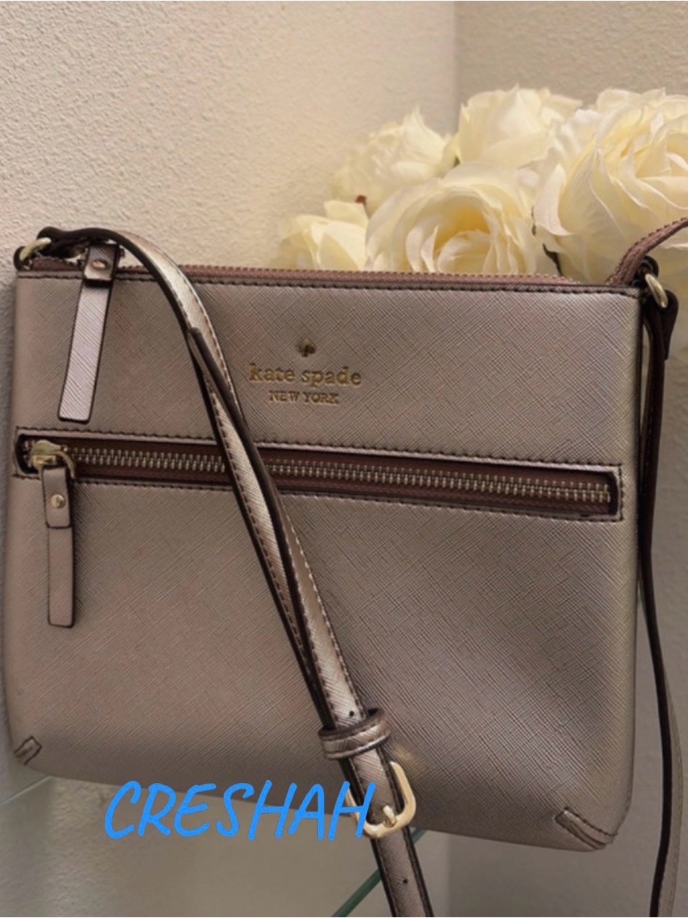 Kate Spade New York - Cedar Street Tenley Metallic Gold crossbody
